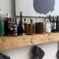 Over the fireplace mantles 