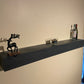 Handmade Mantles Cabin Shelf Gray
